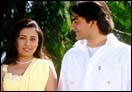 Rani Mukherjee and Arbaaz Khan in Hello Brother