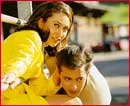 Karisma Kapoor and Salman Khan in Dulhan Hum Le Jayenge