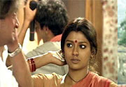 Nandita Das prepares for her shot in Pitah