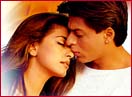 Shahrukh Khan and Juhi Chawla in Phir Bhi Dil Hai Hindustani