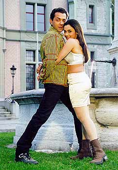 Bobby Deol and Rani Mukherjee in Badal