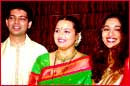 Madhuri with Shilpa and spouse