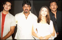 Dino More, Tinnu Verma, Karisma Kapoor, Jackie Shroff