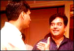 Shatrughan Sinha with Aniruddha Bahal