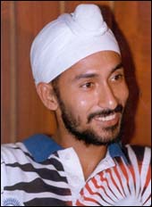 Midfielder Baljit Singh Saini