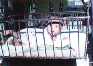 Lily stares at everything, without blinking for minutes together