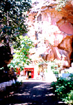 The temple on the hill in a cave